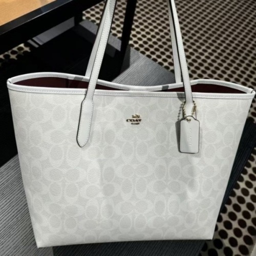 2025 New Large Capacity Kou CITY33 Mother Bag Tote Bag Genuine Leather Shopping Bag Hand Shoulder Bag