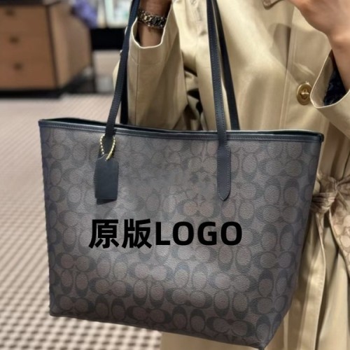 2025 New Large Capacity Kou CITY33 Mother Bag Tote Bag Genuine Leather Shopping Bag Hand Shoulder Bag
