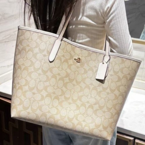 2025 New Large Capacity Kou CITY33 Mother Bag Tote Bag Genuine Leather Shopping Bag Hand Shoulder Bag