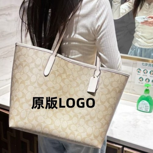 2025 New Large Capacity Kou CITY33 Mother Bag Tote Bag Genuine Leather Shopping Bag Hand Shoulder Bag