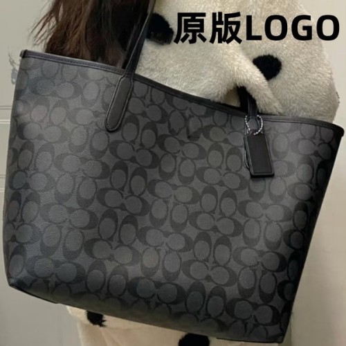 2025 New Large Capacity Kou CITY33 Mother Bag Tote Bag Genuine Leather Shopping Bag Hand Shoulder Bag