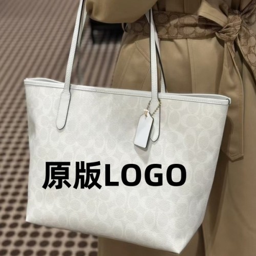 2025 New Large Capacity Kou CITY33 Mother Bag Tote Bag Genuine Leather Shopping Bag Hand Shoulder Bag