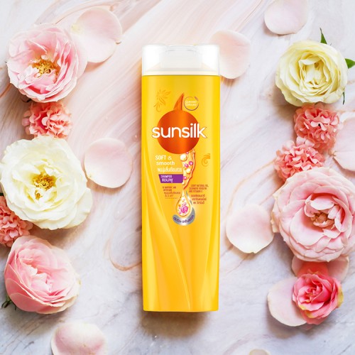 Sunsilk Soft &amp; Smooth Shampoo (Yellow)