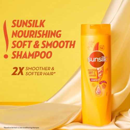 Sunsilk Soft &amp; Smooth Shampoo (Yellow)