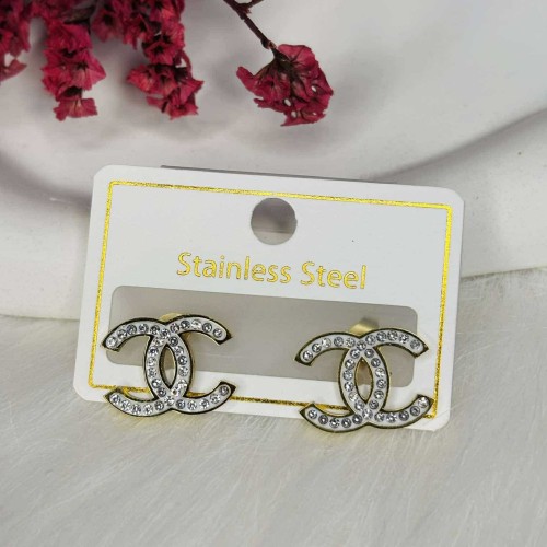 CHANEL Stone Ear Top