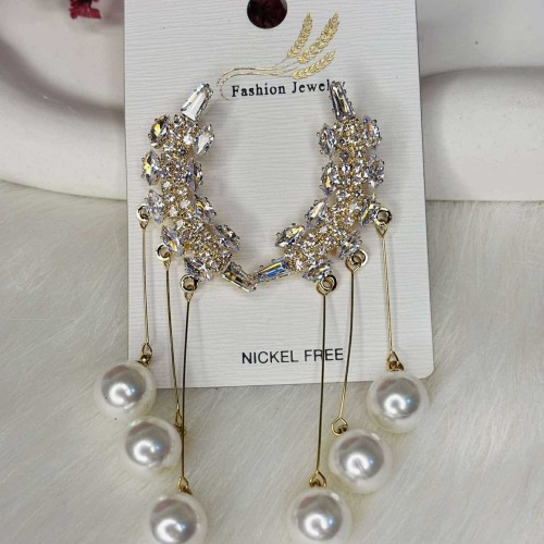 Crystal Cascade Earrings