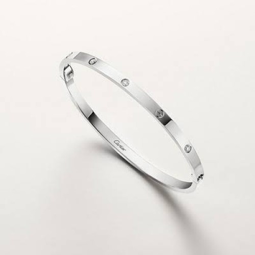 Cartier Thin Half Stone Braclate
