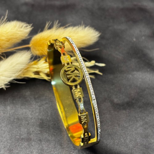 Mk Gold Platted Braclate