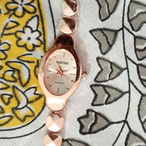 Rado Quartz Rose Gold Watch