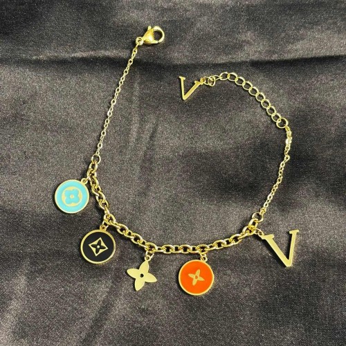 LV Coloring Chain Braclate
