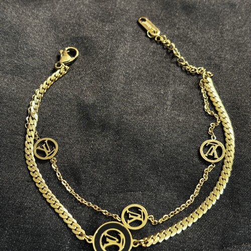 LV Double Chain Braclate