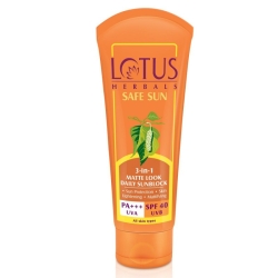 Lotus Matte 3 in 1 Gel Sunscreen