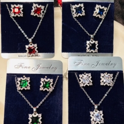 Squre Shape Jewellery Set