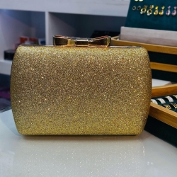 Gold Glitter Clutch
