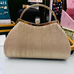 Golden Elegance Clutch