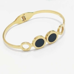 Luxury Black Circle Braclate