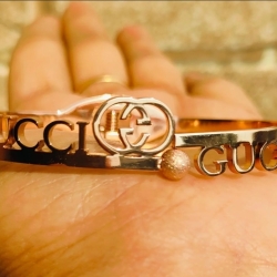 Silver Gucci Braclate